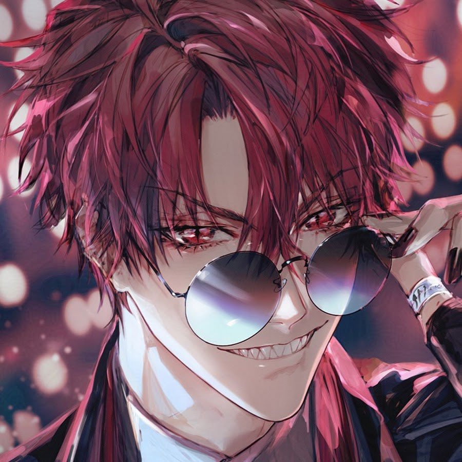 iamyvee's tweet photo. if I had a nickel for every time I was interested in a character with sharp teeth with a burgundy/maroon hair color, I'd have three nickels. Which isn't a lot, but it's weird that it happened thrice….. https://t.co/drHswMroZm