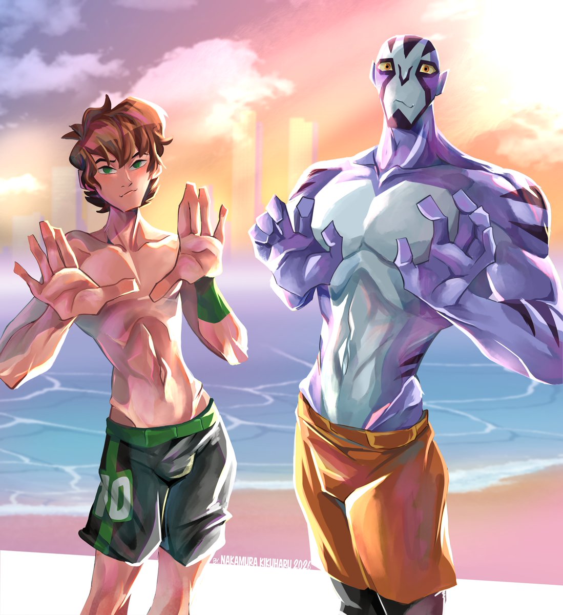 nakamura_kiku's tweet photo. Choose you hero 😝👌⛱️☀️ https://t.co/a9FgyyXeHc