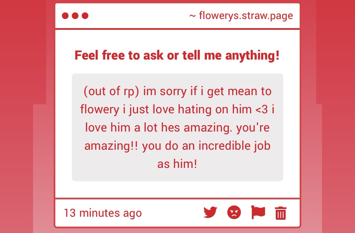 Flowery tweet media
