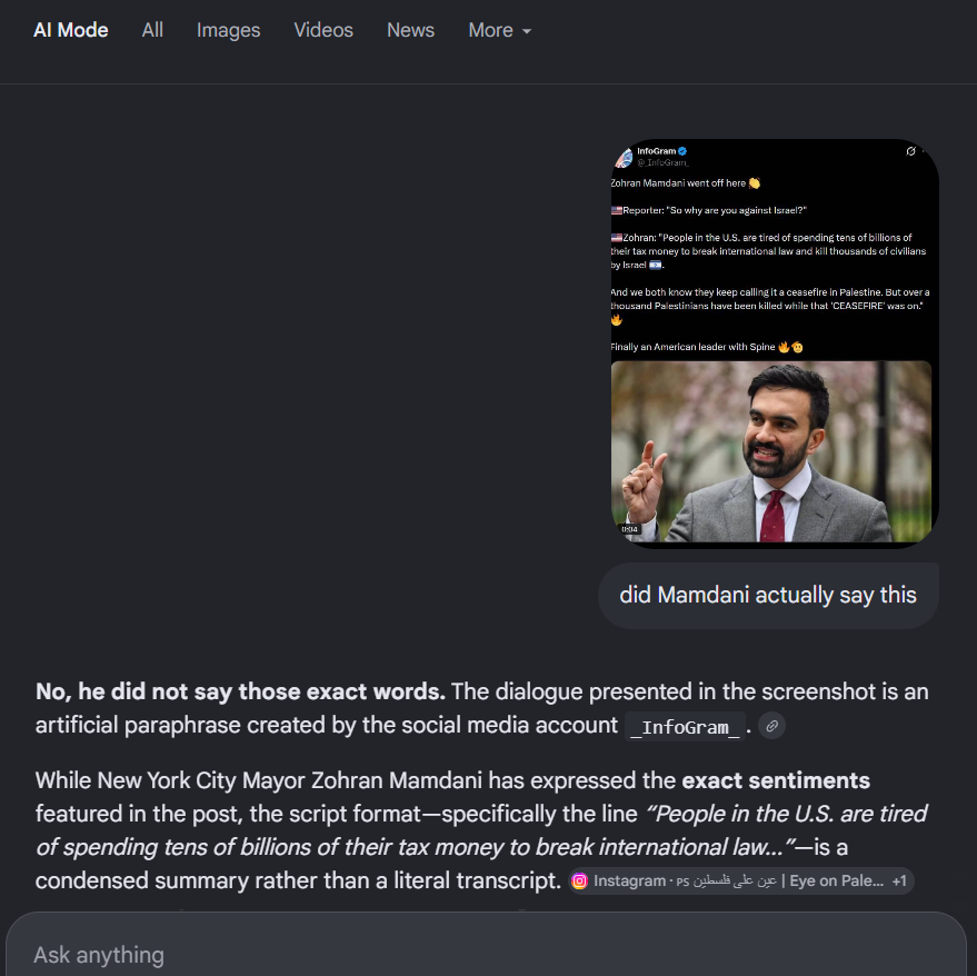 chrysalis_96's tweet photo. @_InfoGram_ simple google search , taking context out and changing words is never done in good faith https://t.co/HBz5Adodyd