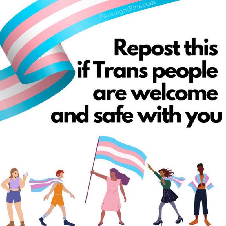 TheBustybuns's tweet photo. If some people don’t know I’m trans…and I welcome all of my brothers and sisters! https://t.co/yWEpbGSy64