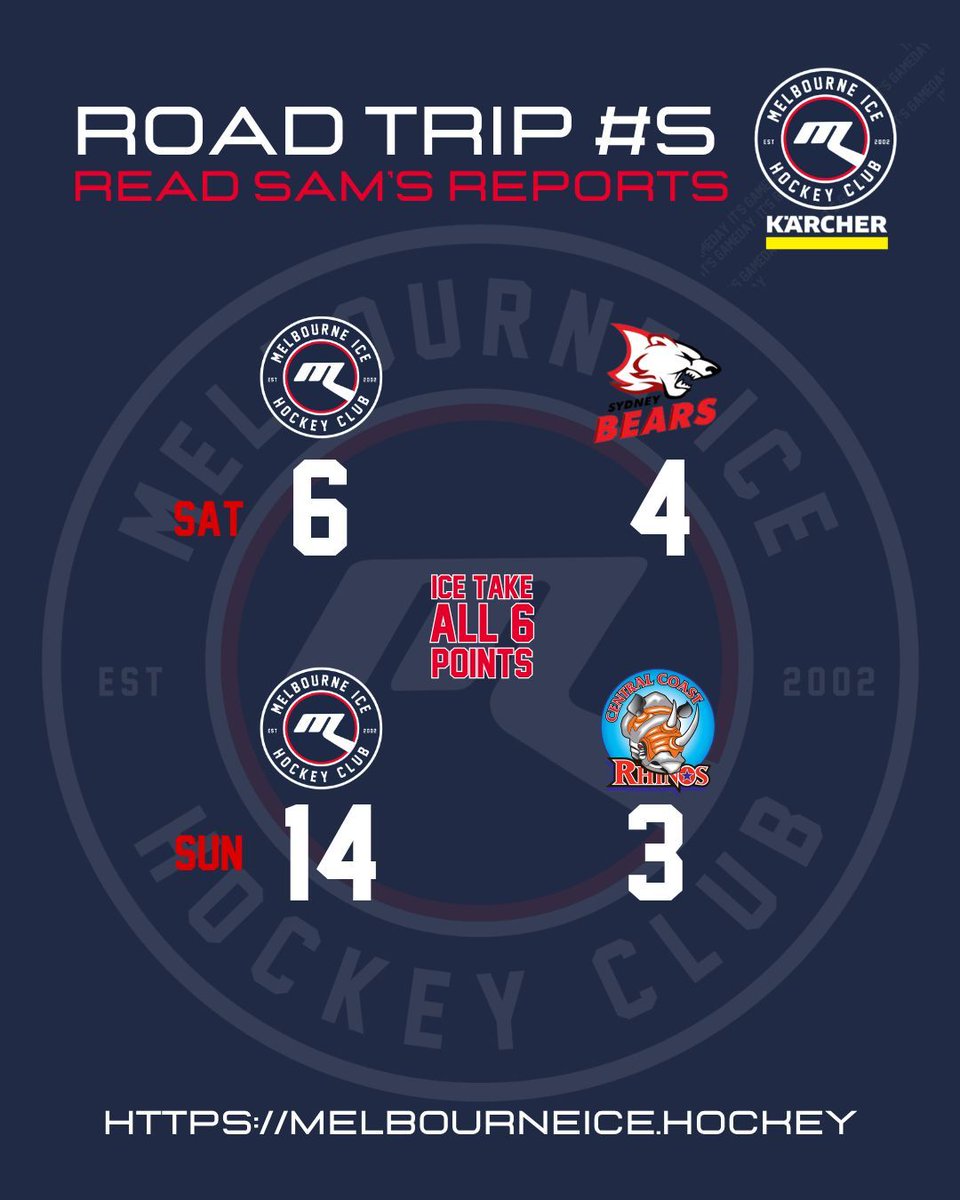 melbourneice's tweet photo. We took all 6 points on offer this weekend, and of course THE CANADA CUP. Read Sam's Reports and heartfelt thanks to the travelling ICE fans who helped us along the way. https://t.co/513o7UuARp https://t.co/IWReBhQV5W