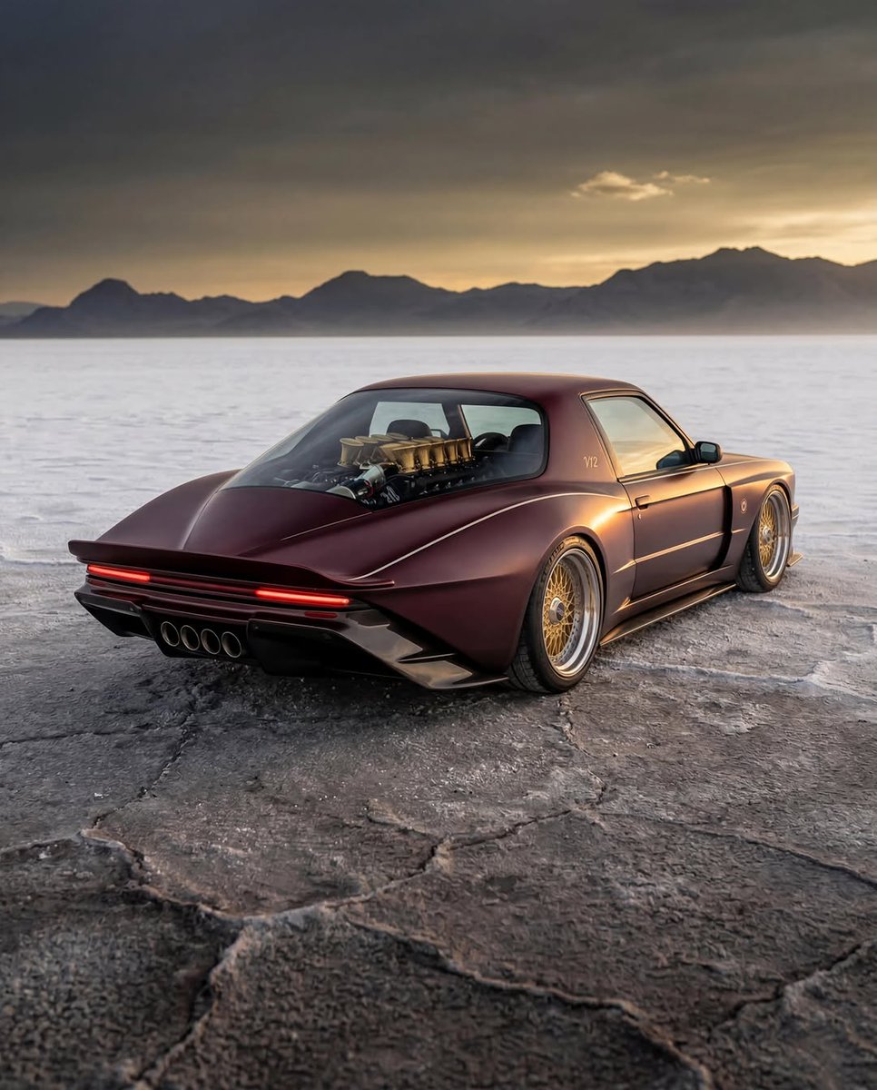 PistolCult's tweet photo. Custom Mid-Engine BMW E30 V12 🤎 https://t.co/8hWvUvahJW