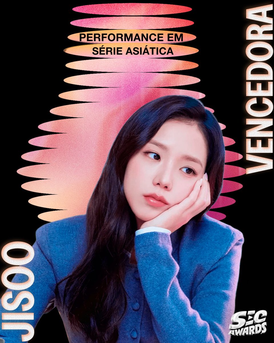jisoo_stand's tweet photo. Jisoo won the "Asian Series Performance" category at #SECAwards 2026 for Boyfriend on demand. 🔥 🏆 https://t.co/mOOrNpU2u6