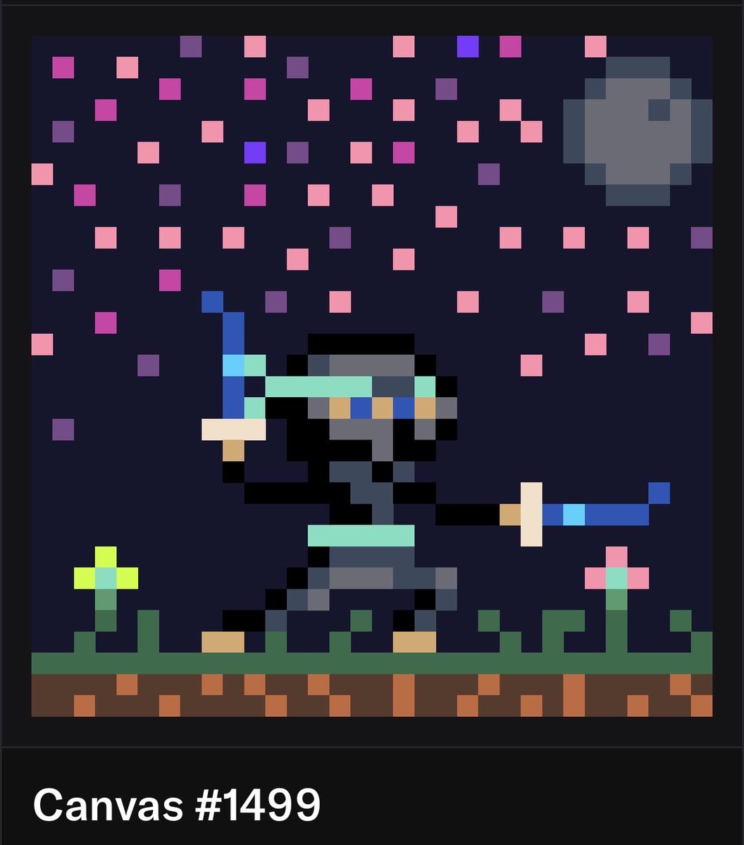 KinG_Ninja_2321's tweet photo. Burned 4 of my @pic2cells to create this custom 32x32 pixel ninja!  It was so much fun to create and I am super happy with how it came out! 

Officially my entry into the art competition! What do you think?? https://t.co/ldMgduw4WL