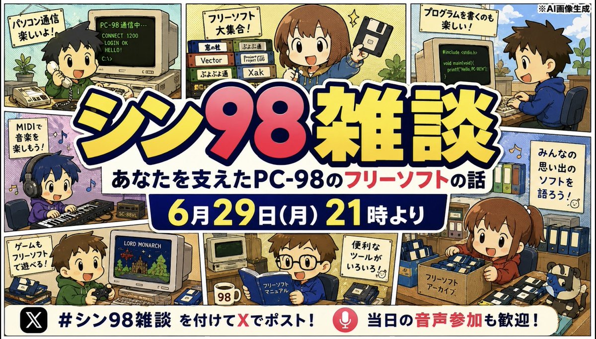 今頃気づいたのだが『Xスペース』って、今までずっとやってた方法の
