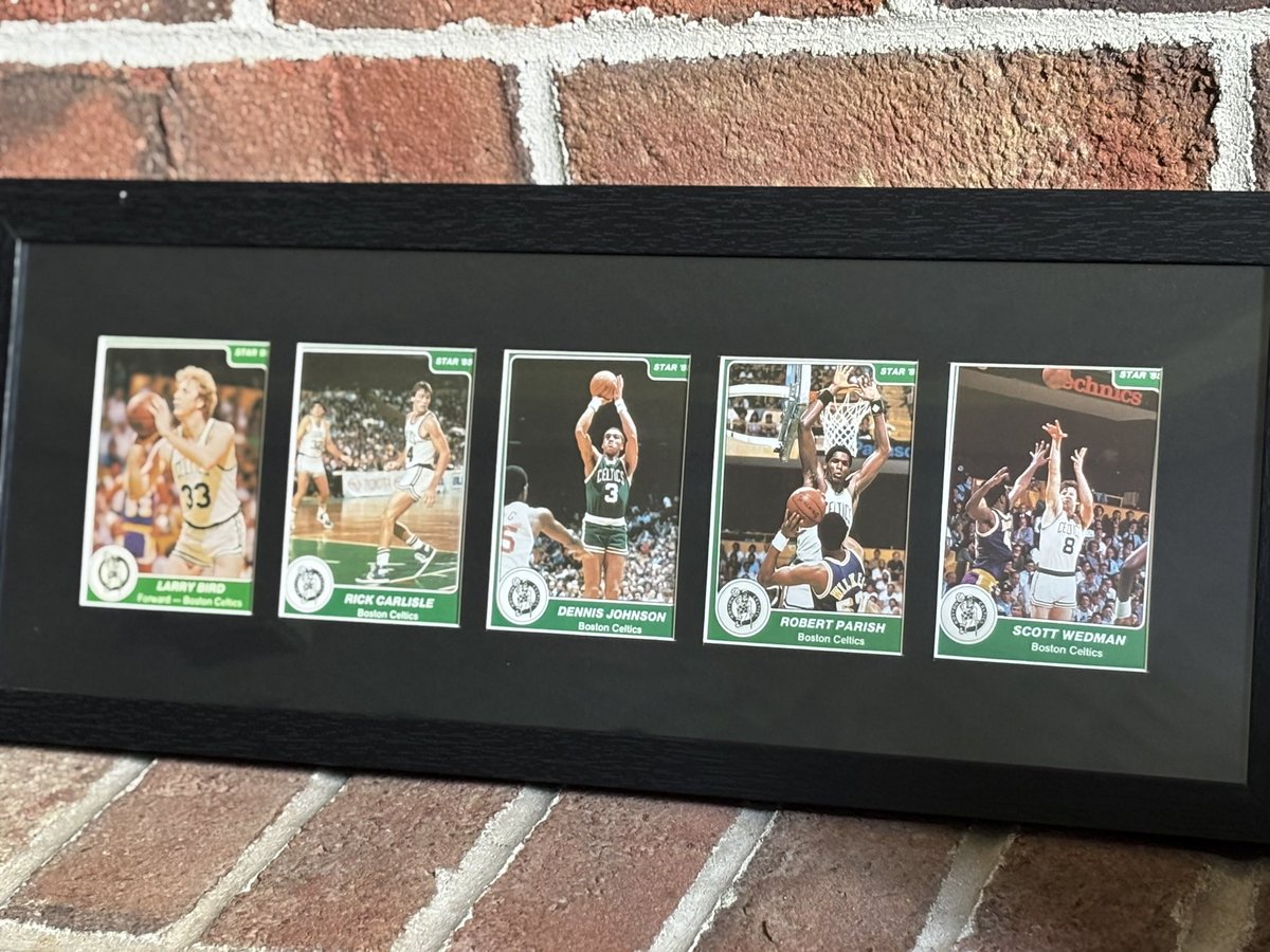 DanofTaz's tweet photo. My 84, 85, and 86 Star collection. Go Celtics.☘️☘️@celtics #BostonCeltics #collector #hobby #sportscardcollecting #starcards https://t.co/N2igedJuN6