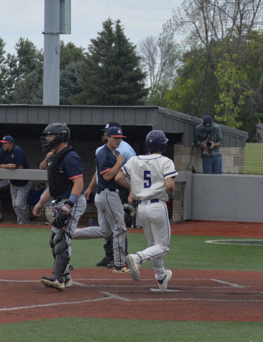 MOCFV_Baseball's tweet photo. Brooks McCarty became MOC-Floyd Valley’s career leader in runs scored this past week. 

McCarty has scored 164 career runs to date and passed Curt Bomgaars (‘02-‘06) who held the career record at 160. https://t.co/K6H6VJswot