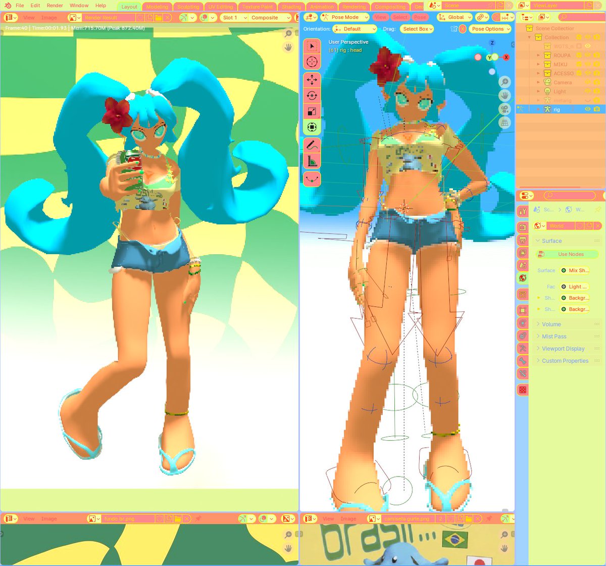 safufuxx's tweet photo. hatsune miku pro jogo de amanhã brasil x japao https://t.co/rMcs9gckyP