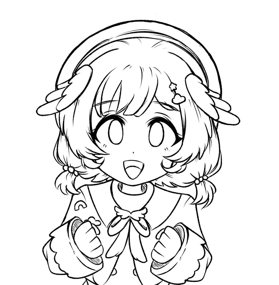 jdiggityart's tweet photo. I also got the lineart started for the next vtuber I'm drawing, PillowDear, and will work on the coloring next time I stream (or on my own time idk) https://t.co/1OZDr2UAQ3