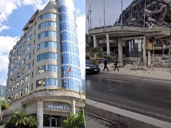 lolanosabe's tweet photo. Ejemplos: los edificios Oasis Beach, Punta Brisas, Punta Brava, Las Palmas, Belo Horizonte, o el Hotel Edwards en Macuto.

Edificios gubernamentales: una minoría de alto impacto. Destaca el desplome total de varios bloques en el Urbanismo Hugo Chávez en Playa Grande. https://t.co/haYT5fAReA