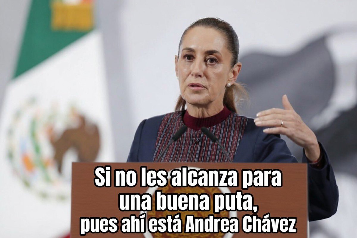 Djix3's tweet photo. @AndreaChavezTre #PutonaDelBienestar sigue con esa fantasía de llegar a ser gobernadora, eso tendrás que negociarlo con tus compañeras de celda, allá, en la prisión de Estados Unidos dónde terminarás tus días de puta trepadora 🖕🏻🖕🏻🖕🏻 https://t.co/k7iwtC6zuG