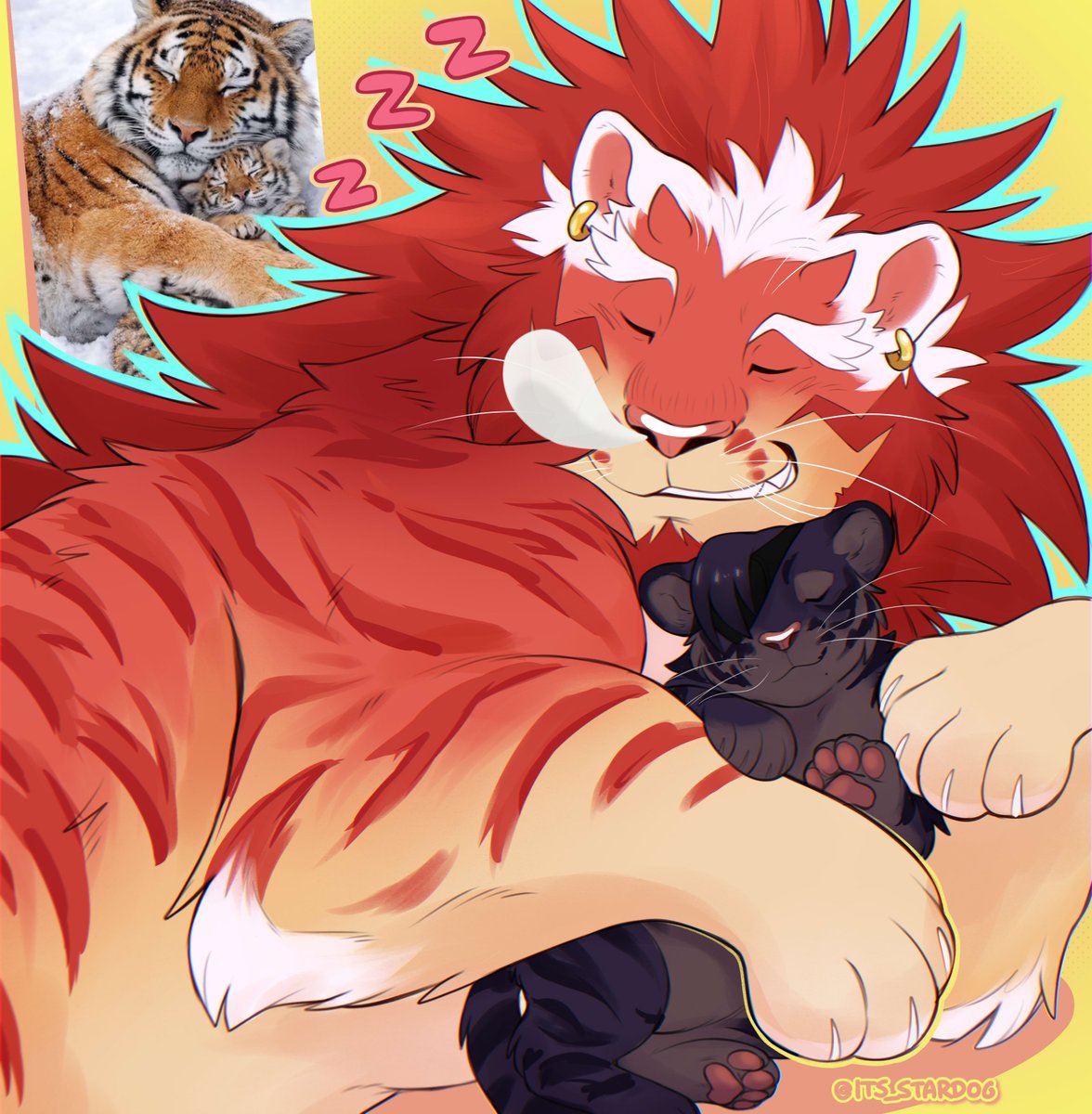 its_stardog's tweet photo. — Family 🐯💕

#黄泉のツガイ https://t.co/jqg9cis76c