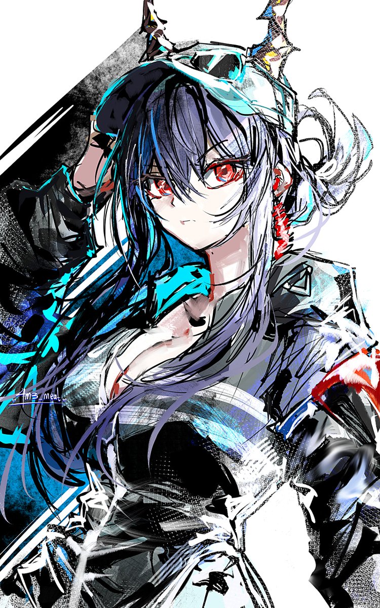 4m3_meat's tweet photo. ch'en rough sketch 
#Arknights
#明日方舟
#アークナイツ https://t.co/DBXiLNGbFj