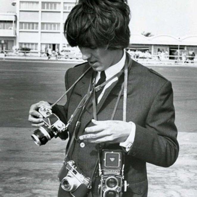 hijabi_harrison's tweet photo. goerge with his cameras against the world https://t.co/QZc0SY993b