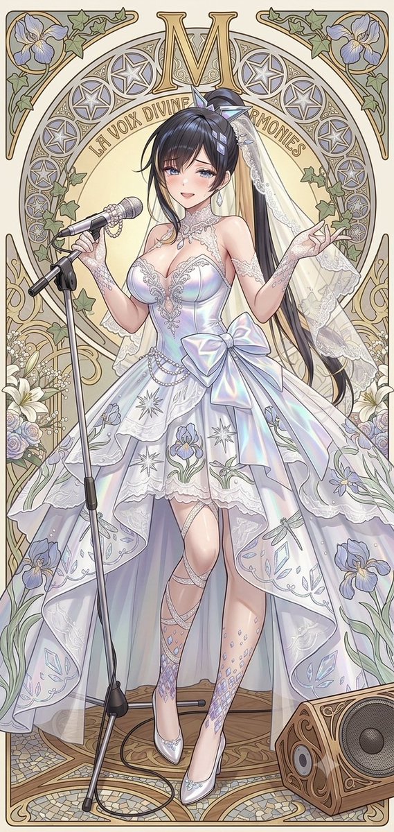 NIKKE ノイズさん ウエディングドレスver &アールヌーボー風 Google