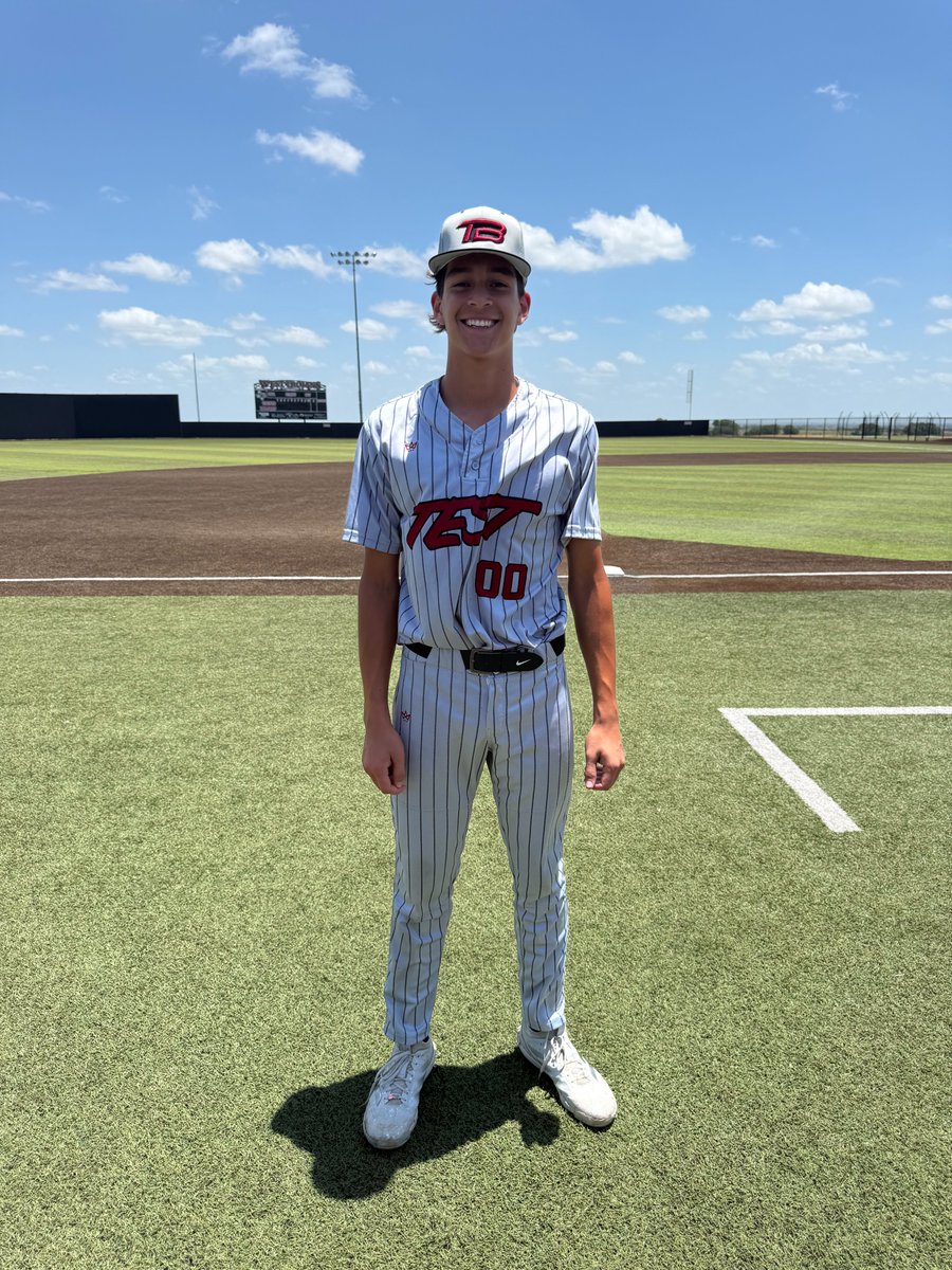 FiveToolTexas's tweet photo. F: @TESTBSBCLUB White 11, Dallas Tigers 15U Dotson 9
PoG: @ELKlanika00 2-2, 2B, 3 RBI https://t.co/18RvWM4K3a