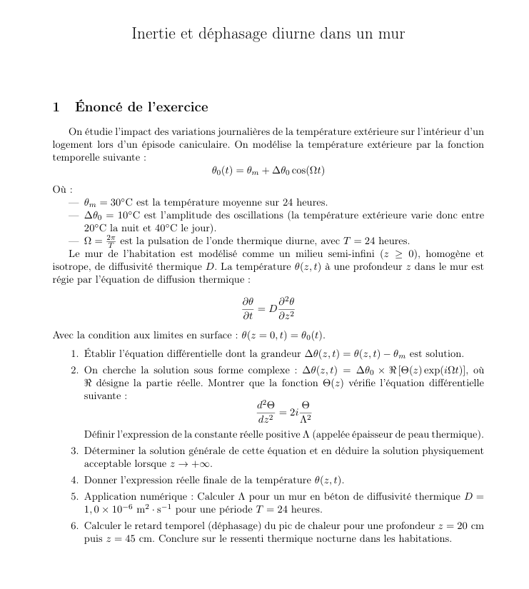 yamikoaah's tweet photo. Salut, on a traversé un épisode caniculaire intense très récemment (le prochain arrive bientôt..) une question qui revenait souvent était : Mais pourquoi ma chambre est un four la nuit alors que dehors il fait 24-25 degrés ? Voici un exercice et sa solution 1/15 https://t.co/OXxqGtKMRJ