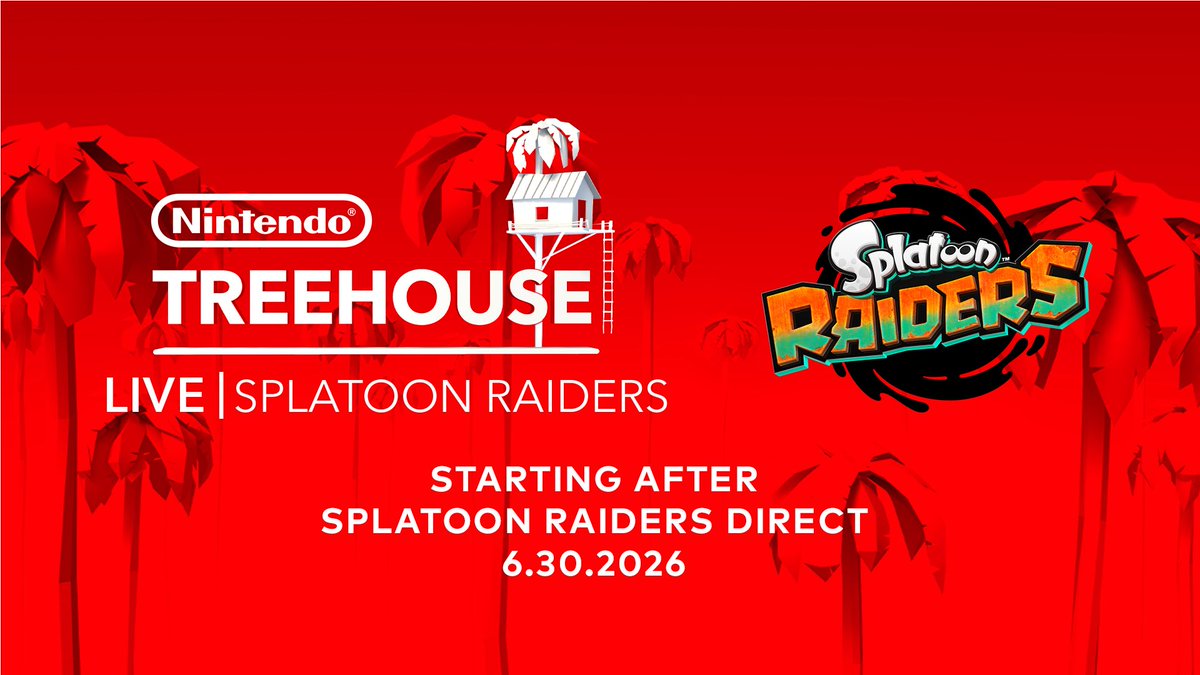 NintendoAmerica's tweet photo. After the presentation, stay tuned for Nintendo Treehouse: Live for additional Splatoon Raiders gameplay, lasting approximately 30 minutes.

Watch here: https://t.co/VeWdq9Dv6g https://t.co/vPNbxrbxnV