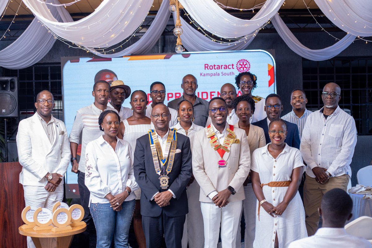 rctkampalasouth's tweet photo. Rotary Club of Kampala South, your support is deeply valued and appreciated.
#15thPresidentialInstallation #KinightsInstallation https://t.co/rdZYGBojdT