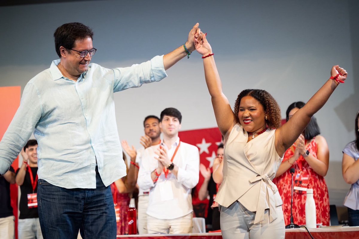AchoLona's tweet photo. Felicitaciones @diianamare, nueva Secretaria General de @JSMadrid !!
Mucha fuerza desde Getafe #psoegetafe https://t.co/E4BfCmCS1x