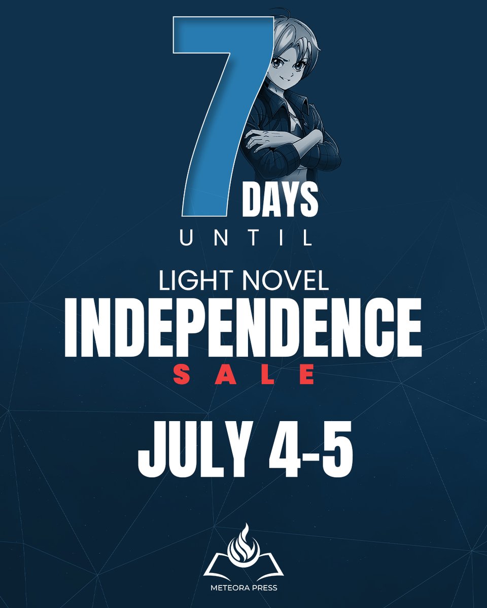 JJPiedraOELN's tweet photo. 7 days until the sale begins!

From Ashe: Complete (18 Vols)
A.R. Dragonfly: Complete (14 Vols)
My Girlfriend Was Delivered by 2-Day Shipping: Award-Winning Standalone

Every ebook will be just $0.99 on July 4–5.

#anime #manga #oeln #4thofjulysale #otaku #booktwt https://t.co/M4Tj9Bebe3