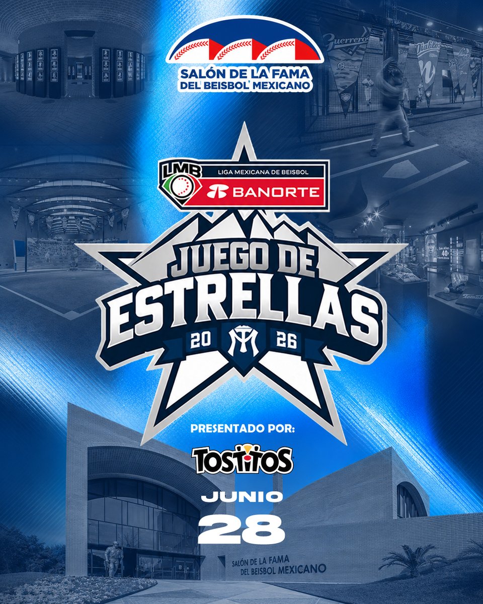 SDFBeisbolMx's tweet photo. 🚨 ¡LLEGÓ EL DÍA ESTELAR! ¡HOY ES EL JUEGO DE ESTRELLA! 🌟⚾️

¡Hoy la Sultana del Norte es el epicentro del Rey de los Deportes! Las luminarias más brillantes de nuestra pelota saltan al terreno de juego del Walmart Park para regalarnos una edición inolvidable del Juego de Estrellas de la @LMBBanorte. 🏟️🔥✨

📍 Si estás en la ciudad disfrutando de esta gran fiesta, recuerda que estamos muy cerca para complementar tu día beisbolero. ¡A disfrutar del mejor fin de semana del año! 🥳🧢

#Beisbol #Baseball #JuegoDeEstrellas #WalmartPark #ReyDeLosDeportes
