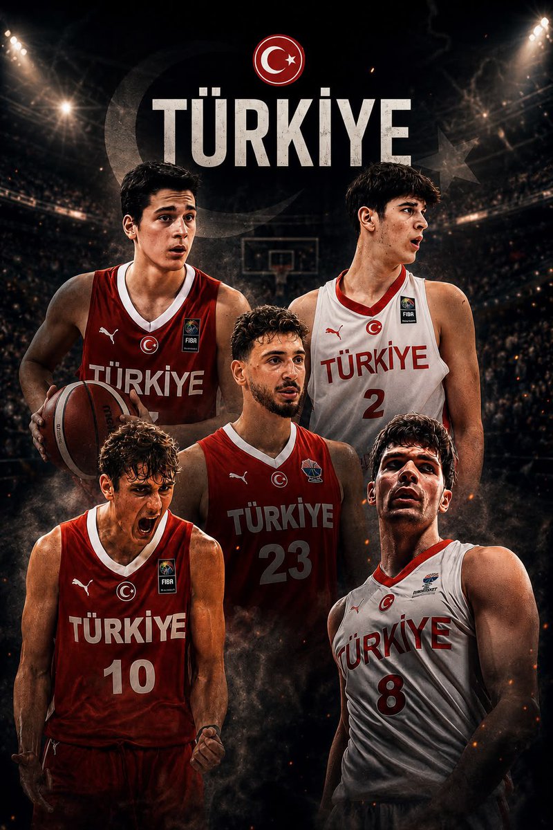 erennocaak's tweet photo. Türk basketbol tarihinin belki de en özel jenerasyonuna sadece 3-4 yıl uzağız.

Hem A Milli Takım’da hem de alttan gelen gençlerde gerçekten inanılmaz bir potansiyel var. Uzun yıllar Avrupa’nın en güçlü milli takımlarından biri biz olabiliriz.

Çok değil, birkaç yıl içinde şöyle bir beşle sahaya çıkma ihtimalimiz var:

🇹🇷 Ömer Ege Ziyaettin
🇹🇷 Ömer Kutluay
🇹🇷 Tarık Biberovic
🇹🇷 Darius Karutasu
🇹🇷 Alperen Şengün