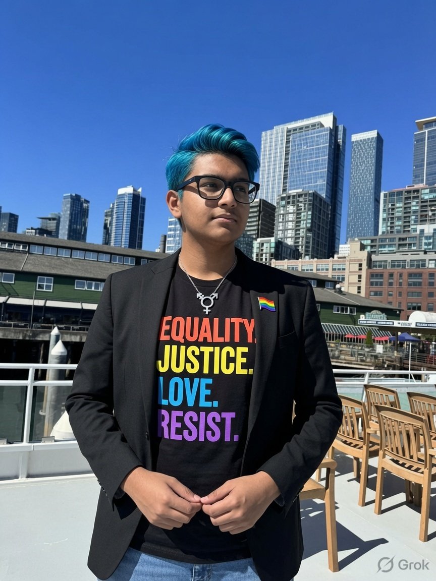 sanskarstine's tweet photo. I am Proud to be a liberal:!!!!

I have empathy 
I have compassion 

And I am not filled with Hate like conservatives are!!! 

#proudliberal 
#HappyPrideMonth 
🏳️‍🌈💪💝!! https://t.co/fnzyAm9SwM