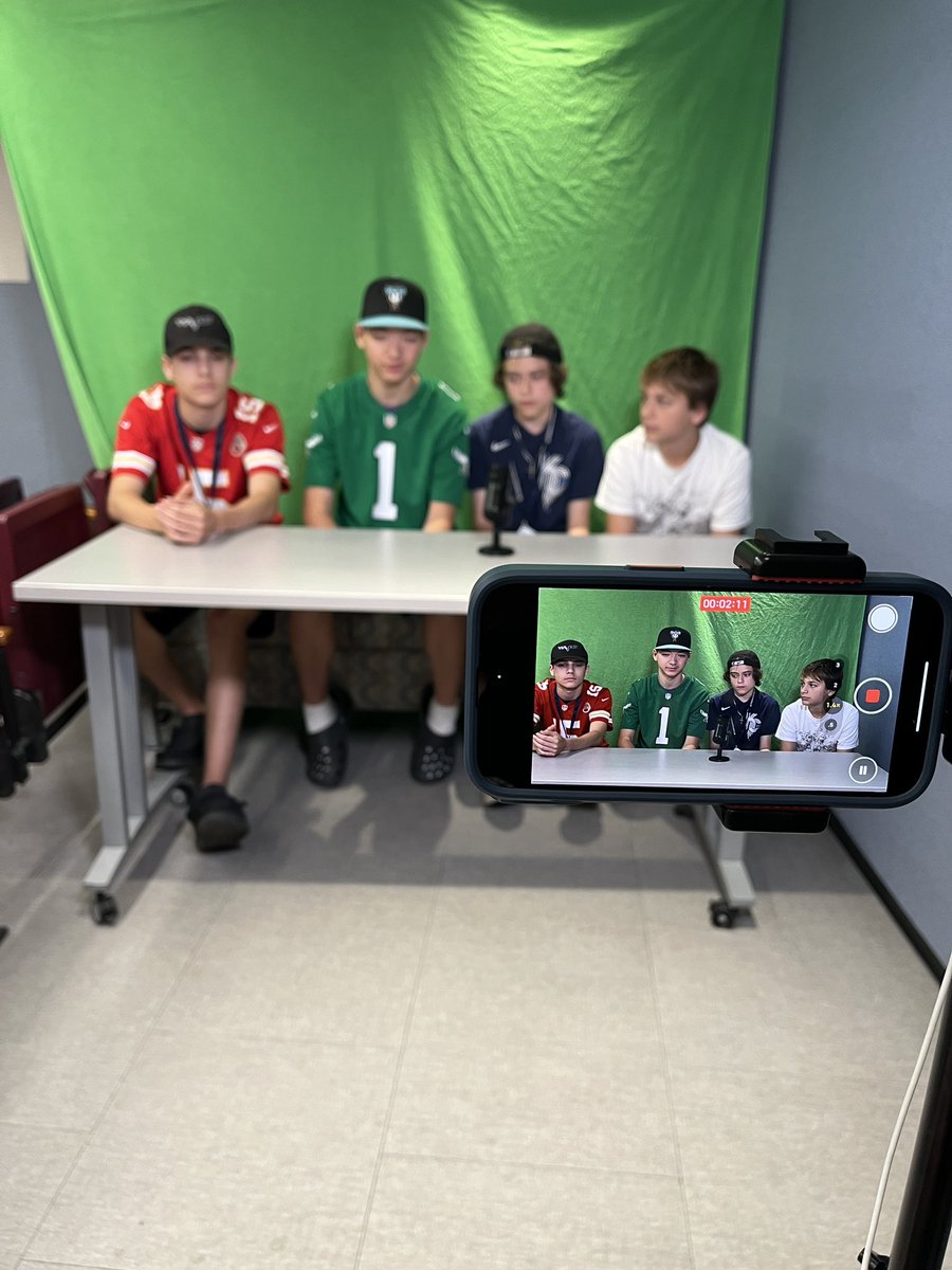 NeilHartmanTV's tweet photo. My 9th year with @playbyplaycamps! Best experience for kids all summer. What a week at our Philly Camp, from being live on @FOX29philly to the radio booth @WilmBlueRocks  and great guests and learned skills in between. Proud to add @RowanUniversity as an official camp sponsor! https://t.co/zlxTfaiydm