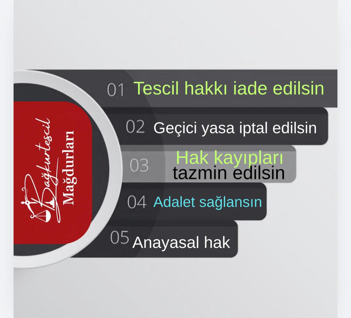 emekliabdullah1's tweet photo. 🚪#Kapıyı_Aç @Akparti! #BağkurTescilMağdurları için Anayasa 10-60, Bağ-Kur 1479/26 hak der! 💔
Esnafın alın terini zengine yedirme!
#BağkurKısmiİhya ile hakları ver! 🇹🇷
@MHP_Bilgi @herkesicinCHP #BağkurSSKEşitGün
@RTErdogan
@TBMMresmi
@HMBakanligi
@tcailesosyal
@vedatbilgn https://t.co/Cho2SF9gU1