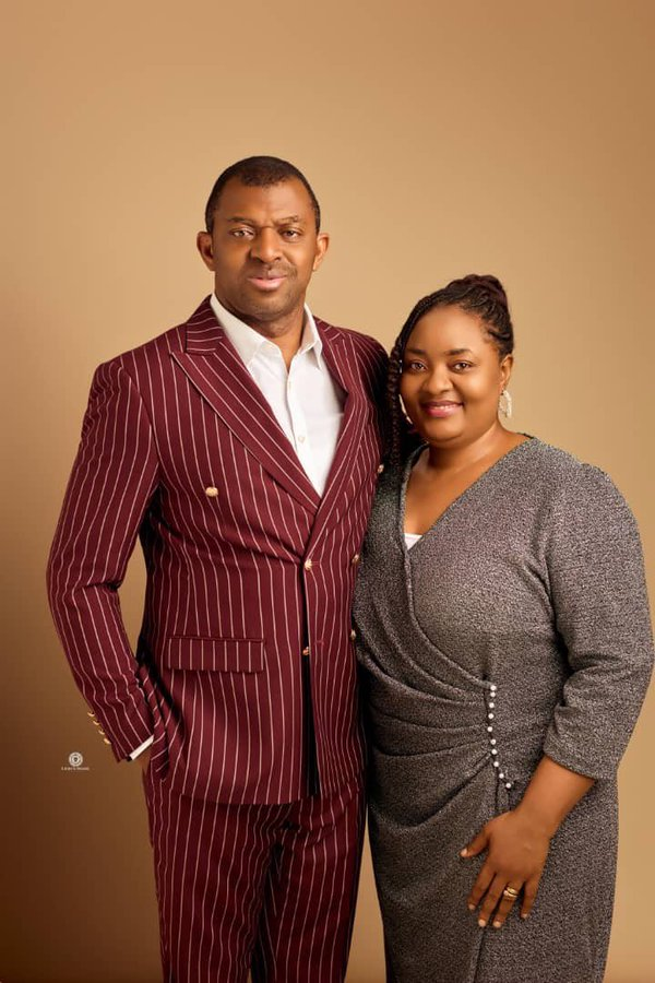 SpiricocoNg's tweet photo. Happy wedding anniversary to our father, Apostle Gideon Odoma @gideonodoma and Rev'd Hassana Odoma. 

18 years of modelling the sacred union of Christ and the church is a blessedness. 

May the Lord bless your home continuosly, sir and ma'am. Amen. https://t.co/bSucoHmwEN