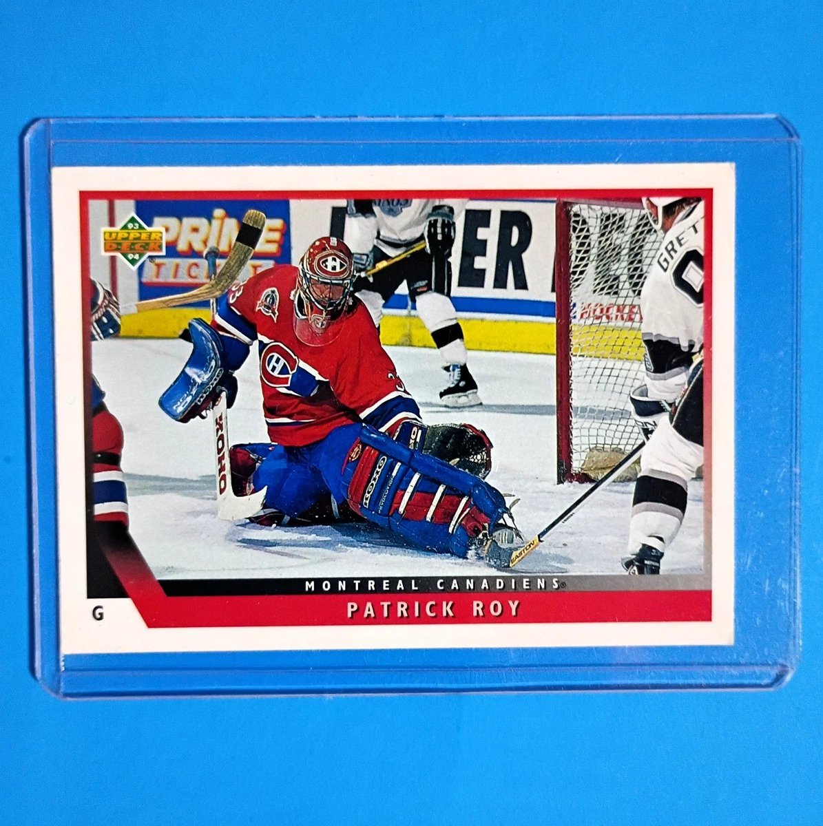 gwes2000's tweet photo. Before every great goalie was compared to him, there was Patrick Roy.
Four Stanley Cups. Three Conn Smythe trophies. One of the greatest winners in NHL history.
A small piece of hockey history.
#PatrickRoy #GoHabsGo #NHL #HockeyCards #LegendsMiniGifts https://t.co/mH2ZO6B1Ik