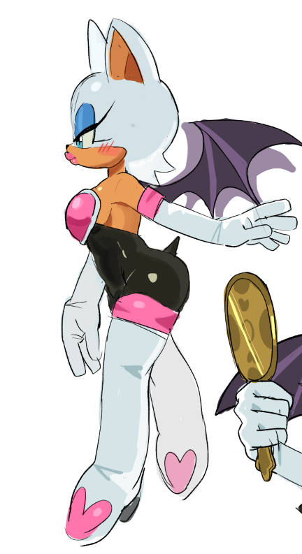 Chw33t0's tweet photo. #Rougethebat https://t.co/AXNxAcwjAI