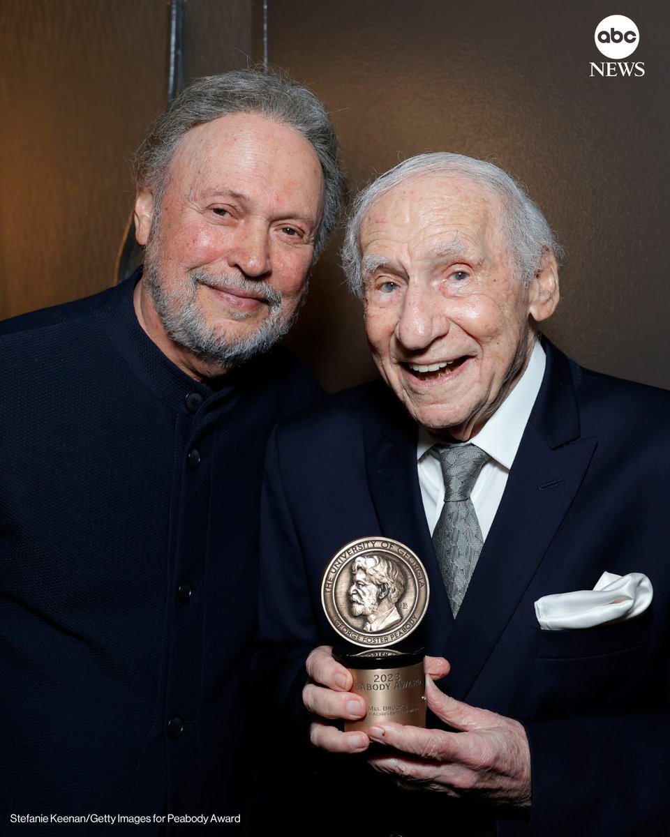 ABC's tweet photo. HAPPY BIRTHDAY: Legendary comedian Mel Brooks is 100 today. 

https://t.co/cyszkeIfKg https://t.co/pYeicNw0en