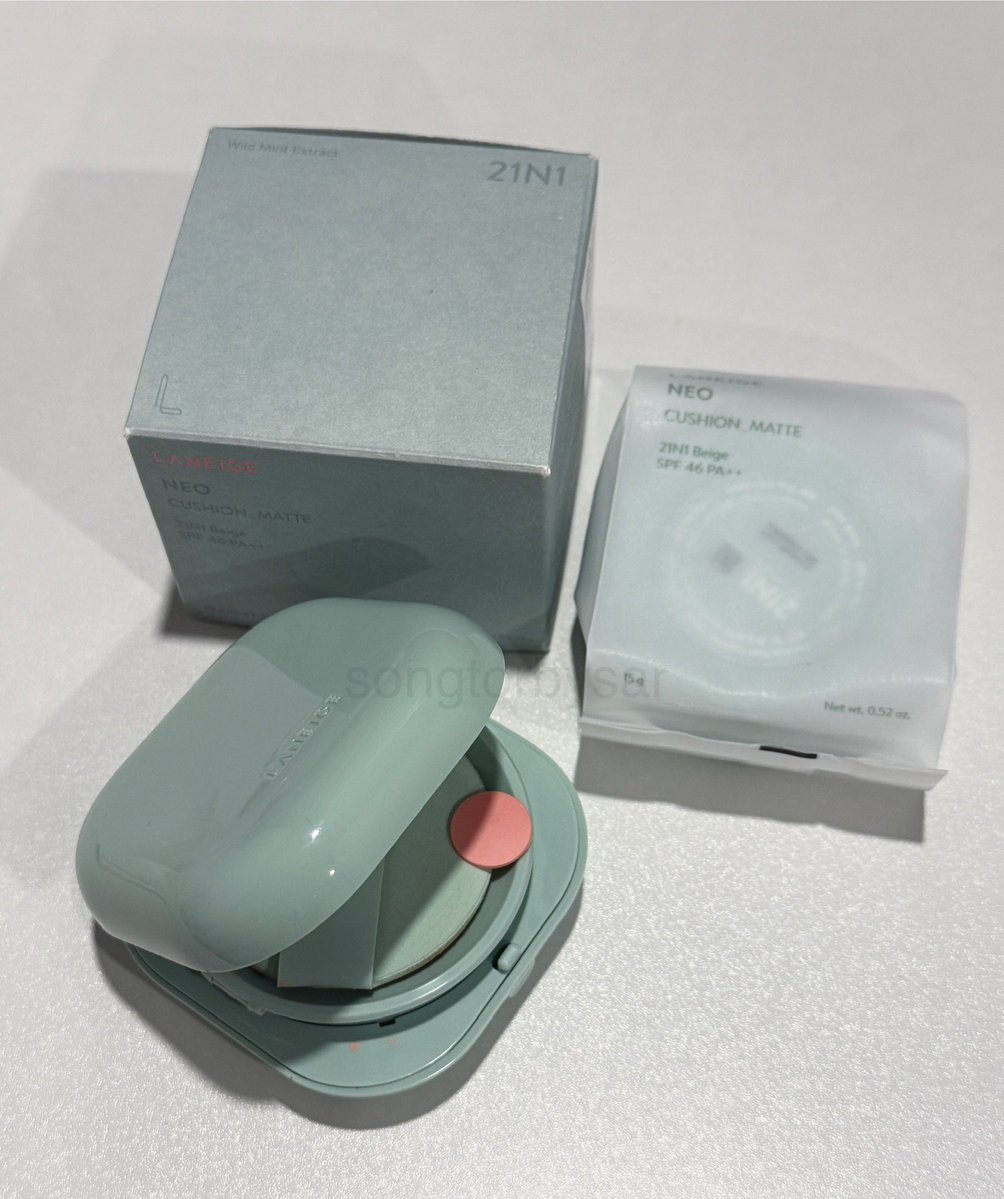songtorbysar's tweet photo. ส่งต่อ laneige neo cushion matte 21N1
 < ตลับ+คุชชั่น95%+รีฟิล >
💕 360฿ freeship 💕 exp 05/2027

#ส่งต่อเครื่องสําอาง #ส่งต่อคสอ #ส่งต่อlaneige #คุชชั่นlaneige #ส่งต่อคุชชั่น #ส่งต่อสกินแคร์ https://t.co/xqyB0iu6hr