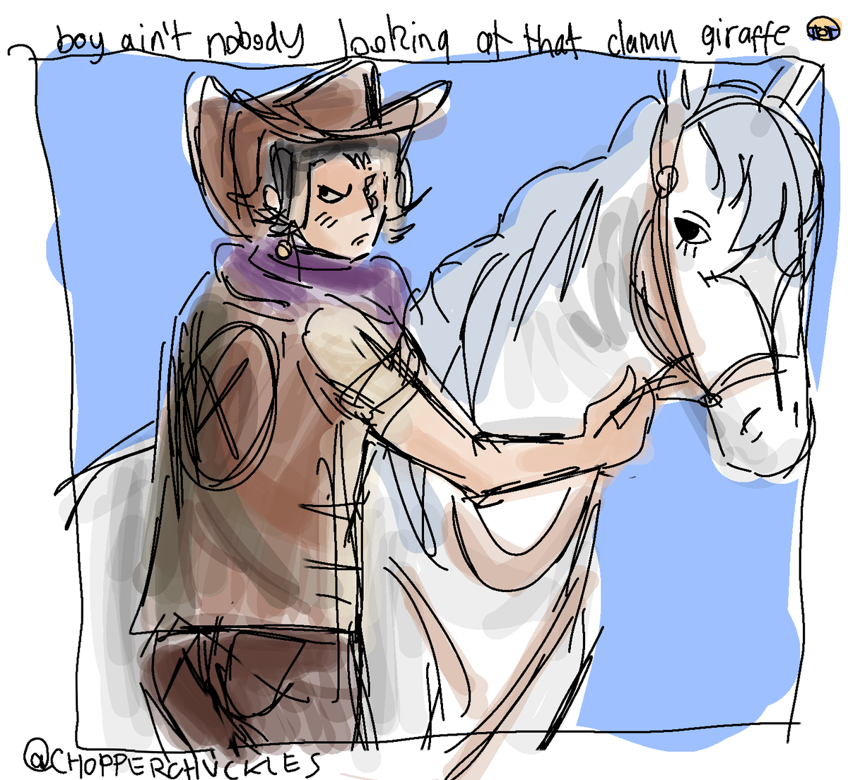 ch0pperchuckles's tweet photo. this js sooooo old but like horsey https://t.co/61wyj17jYF