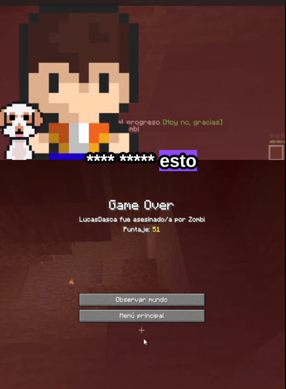 dasca_ld's tweet photo. Estos fueron los finales de mis últimos 7 HARDCORES de minecraft ¿Cuál es el problema? que los 7 mundos los creé y los perdí en el transcurso de 2 semanas en stream, asi que ahora estoy completamente decidido a tener un hardcore como se debe en el 8vo y último intento https://t.co/QhJ3Jc8sUT