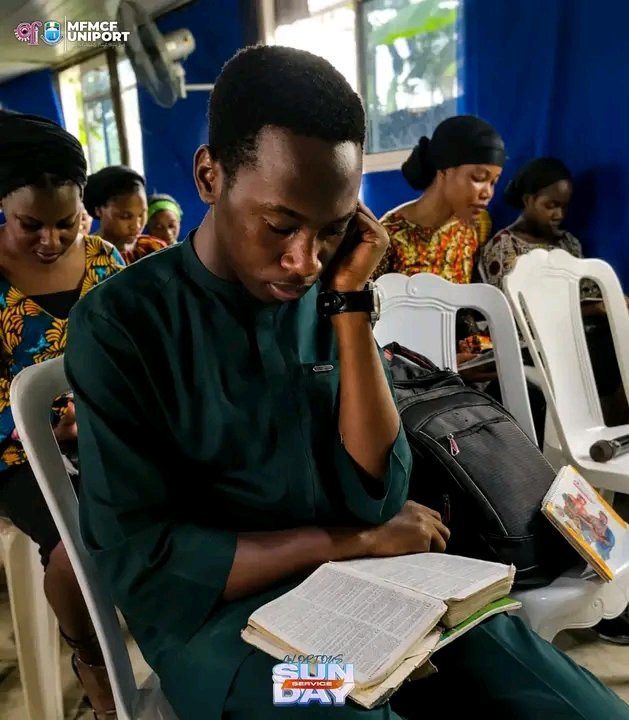 mfmcf_uniport's tweet photo. π BIBLE READING π
God's Word is life, light, and truth. Join us as we read and meditate on the Scriptures, allowing His Word to transform our hearts.
#BibleReading #GodsWord #MFMCFUNIPORT #SundayService https://t.co/STDYBEKEgi