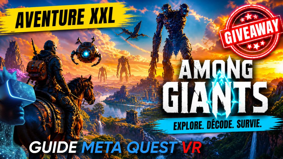 GUIDEMETAQUEST's tweet photo. Win 4 keys for AMONG GIANTS Meta Quest!
ENTER: https://t.co/i4O4mt8SJ8
VIDEO: https://t.co/mBWZonGGDM
Results July, 19
#amonggiants #openworldvr #vradventure #vrgaming #quest3 #vrfr #virtualrealitygame #vrimmersion #vr #mr #metaquest #metaquest2 #quest3 #free #giveaway #review https://t.co/hXvRKZ764j