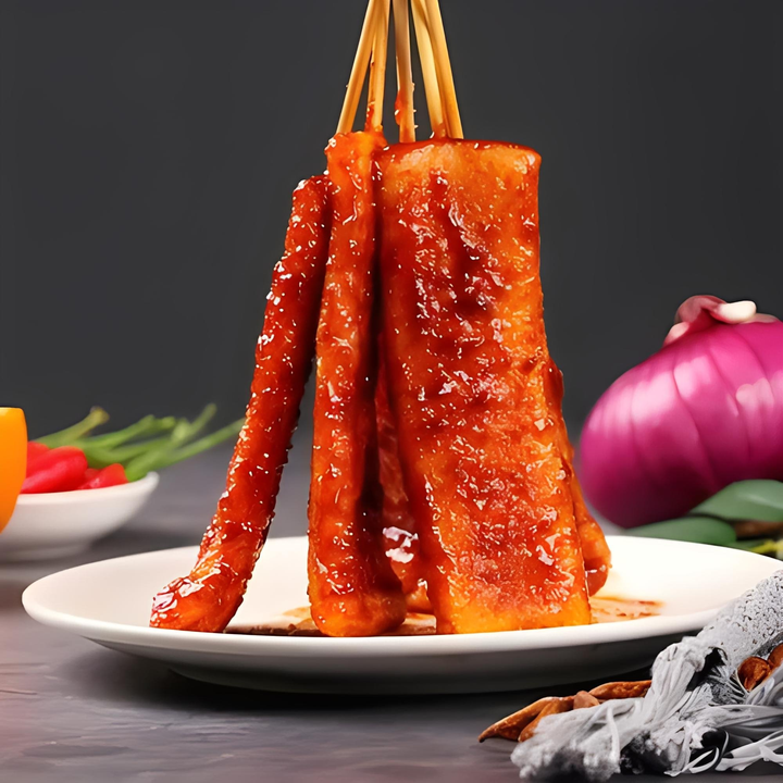 Daesikkim9's tweet photo. [Hot fresh Chinese fried skewers, crispy outside with juicy inside! Perfect street snack to brighten your busy afternoon ]， https://t.co/AqAFExTV73