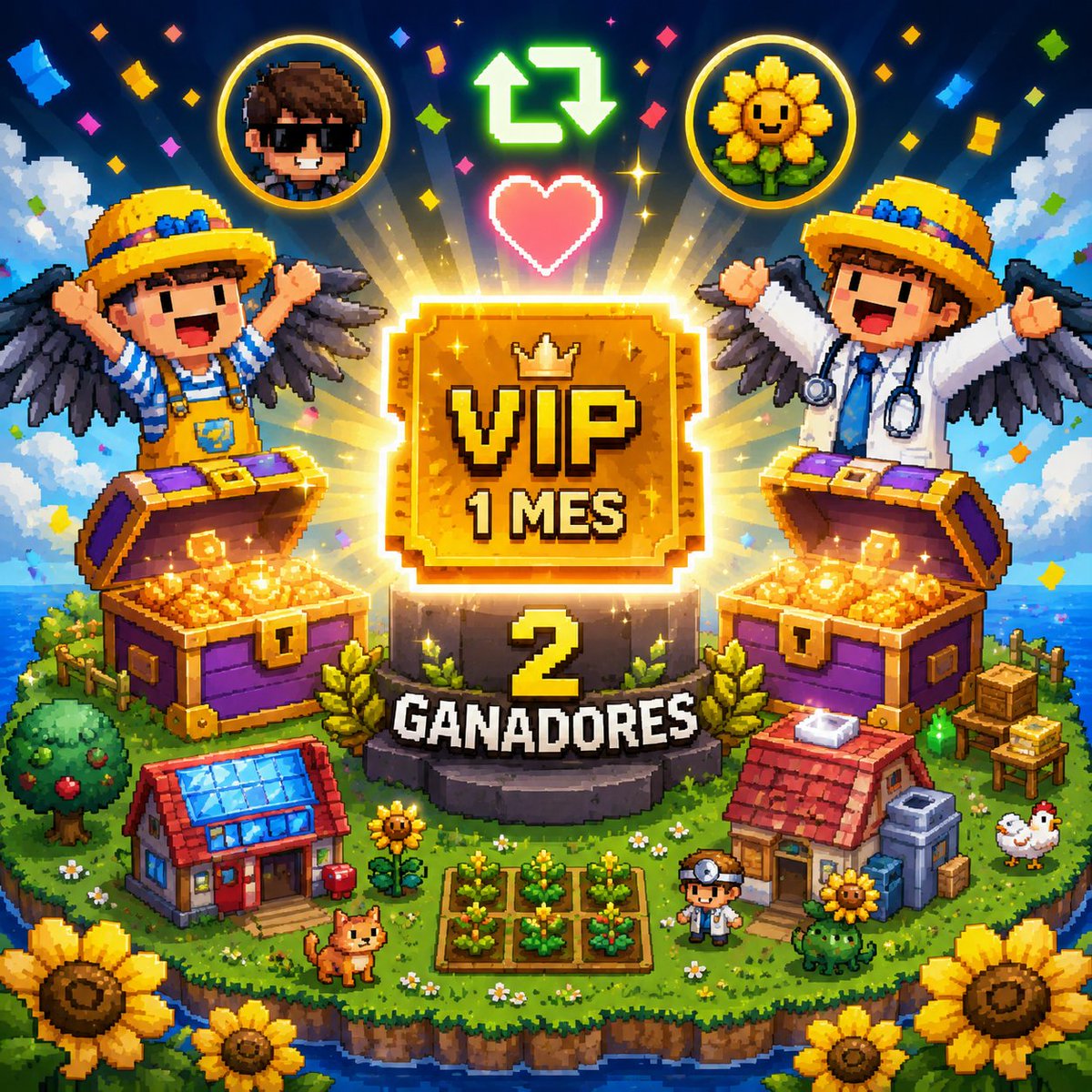 OMF___CAT's tweet photo. ¡Sorteo a DOS GANADORES: 1 mes VIP en @0xSunflowerLand! 🌻

Reglas:
1) Sígueme y a @0xSunflowerLand
2) Like + RT
3) Comenta el mejor consejo que recibiste al empezar

Cierre: 30/06
 ¡Dale like a los mejores consejos en los comentarios! ❤️

#SunflowerLandWeekly #SunflowerLandFarm https://t.co/p3X80Q4Lo6
