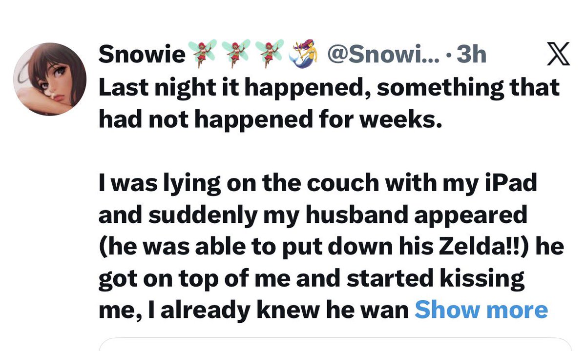 ScabbyHarrry's tweet photo. @RisingTime_ @Snowiespnh Maybe it’s because she has a husband as well 😆 https://t.co/glWMvCYAfE