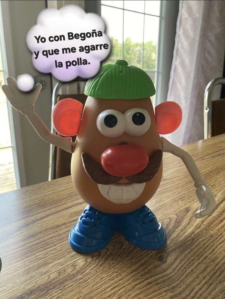 Lucialaluz13's tweet photo. @patxilopez Mr. Potato gay 🌈🐞🦋🤣🤣🤣🤣🤣🤣🤣🤣🤣🤣🤣 https://t.co/nAHYCrYcMp