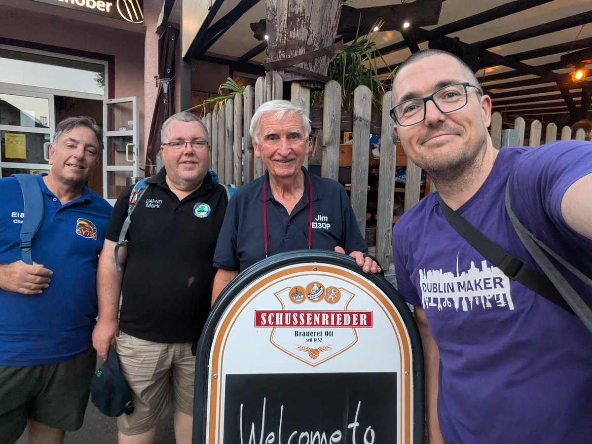 EI0IRTS's tweet photo. That’s a wrap for the IRTS team at Europe’s largest ham radio exhibition in Friedrichshafen 🥳 🍻#hamradio #amateurradio #amateurfunk https://t.co/S2U8hSmNiv