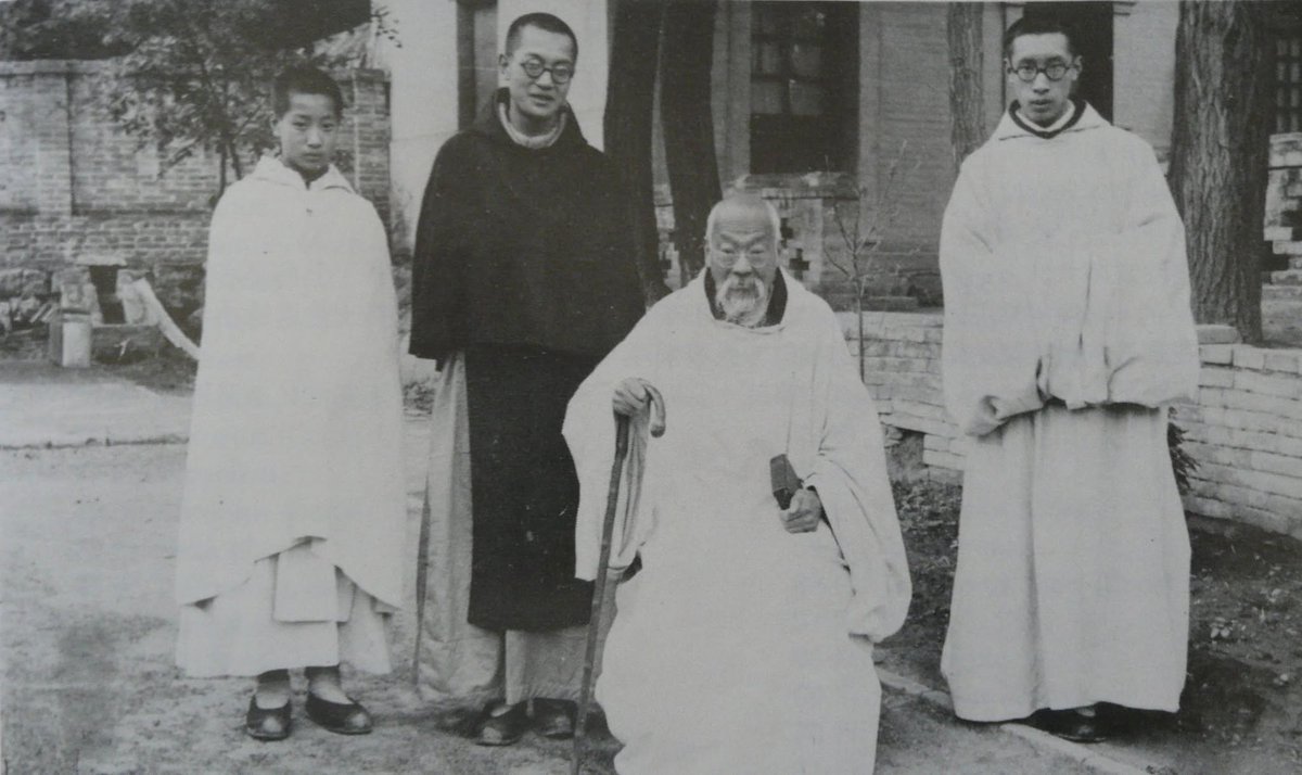 TheChurchInAsia's tweet photo. Photos of Yangjiaping Trappist monastery near Beijing, from the collection of Notre-Dame de Sept-Fons. In 1947, the monastery was destroyed on the orders of General Zhu De and the monks were forced to march in inhumane conditions. https://t.co/5DeO9imOB0