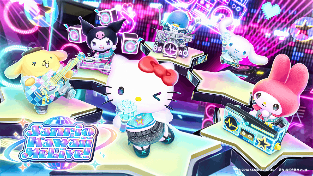 sanrio_news's tweet photo. #サンリオ の名曲がリズムゲームに★
2027年にモバイルゲーム「Sanrio Kawaii Me LIVE!」（サンリオカワイイミライブ）の配信が決定！
キャラたちがリズムに乗ってダンス♪
ライブ衣装もコーデして、ステージを盛り上げちゃおう♡
https://t.co/oyH3IhCSrH
#カワミラ #Sanrio_Kawaii_Me_Live https://t.co/tL7g0bO2dl