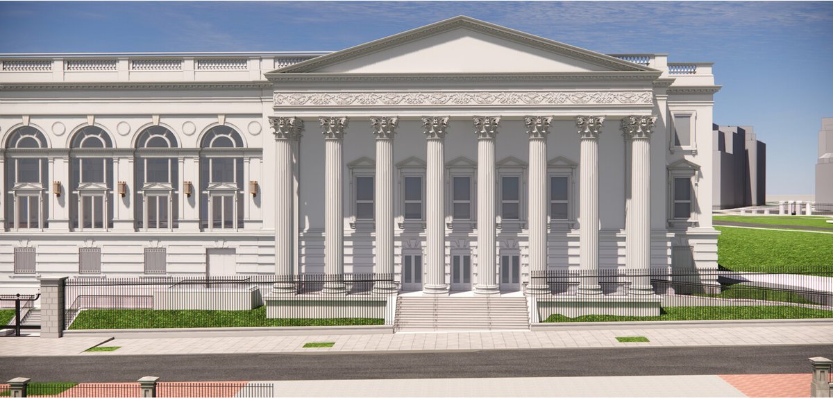 trump_repost's tweet photo. Our Great National Security Facility and Ballroom is moving along on schedule. When completed, there will be nothing like it anywhere in the World! President DONALD J. TRUMP https://t.co/osRI8QMtqS