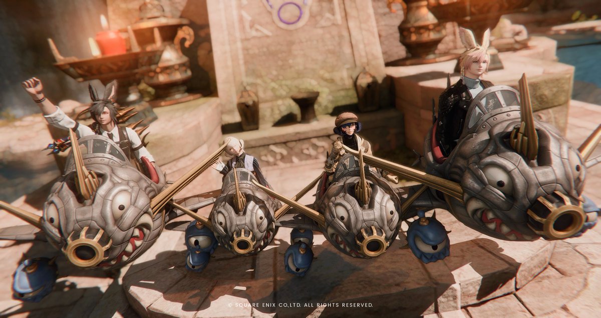dyenffxiv's tweet photo. Getting new mount on alt! 😊✨ https://t.co/HNb21H6wFs