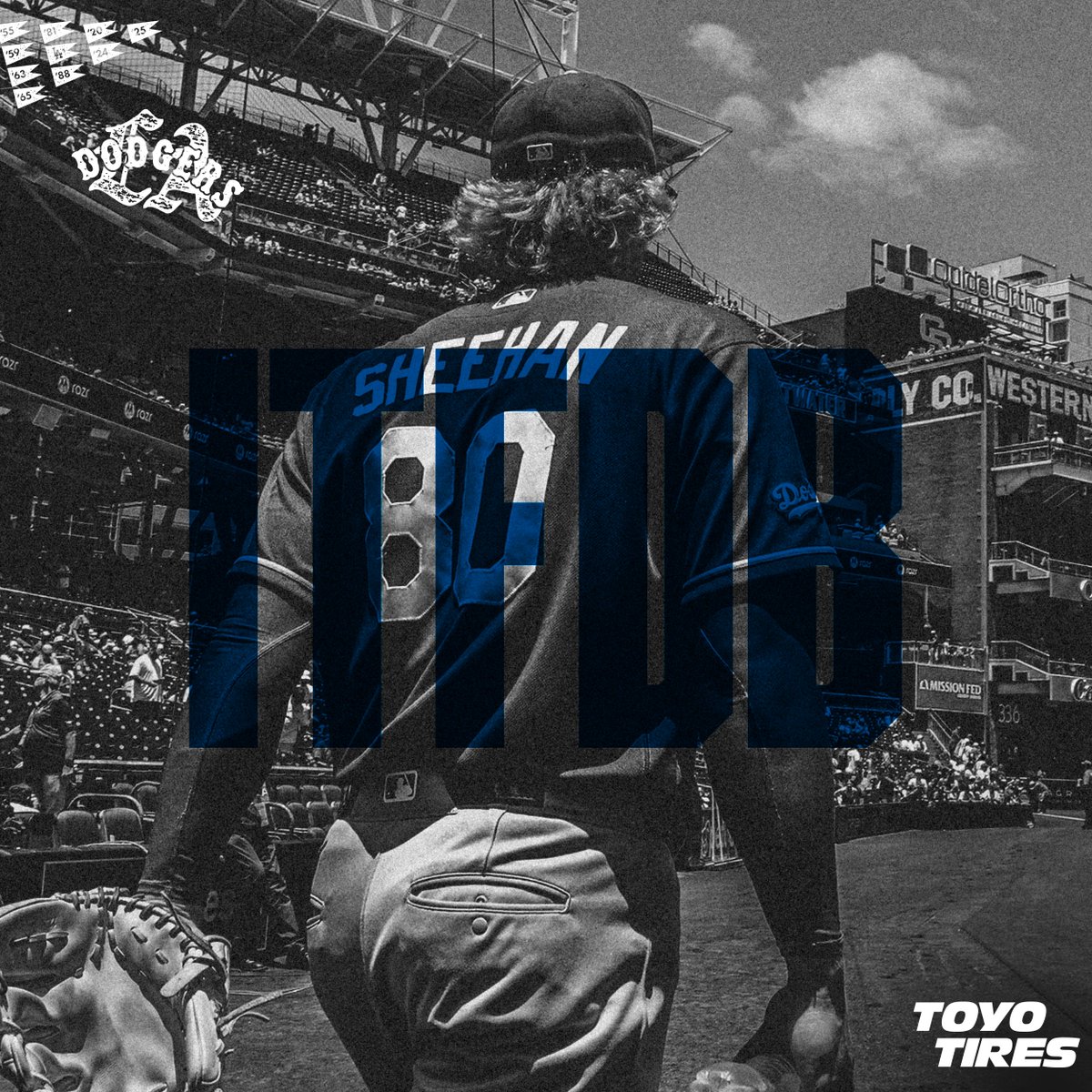 Dodgers's tweet photo. #ITFDB presented by Toyo Tires. https://t.co/urjhfGa48R